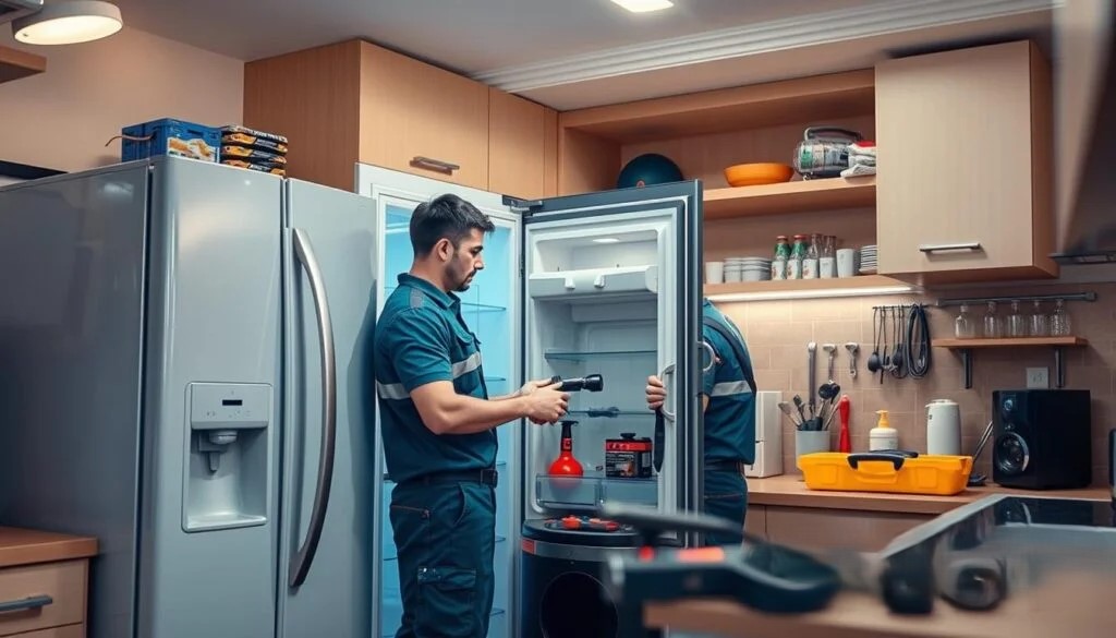 تنظيف وصيانة دورية لثلاجات 